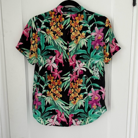 Tommy Bahama - 100% Silk Floral Blouse - Size S - Picture 3 of 3